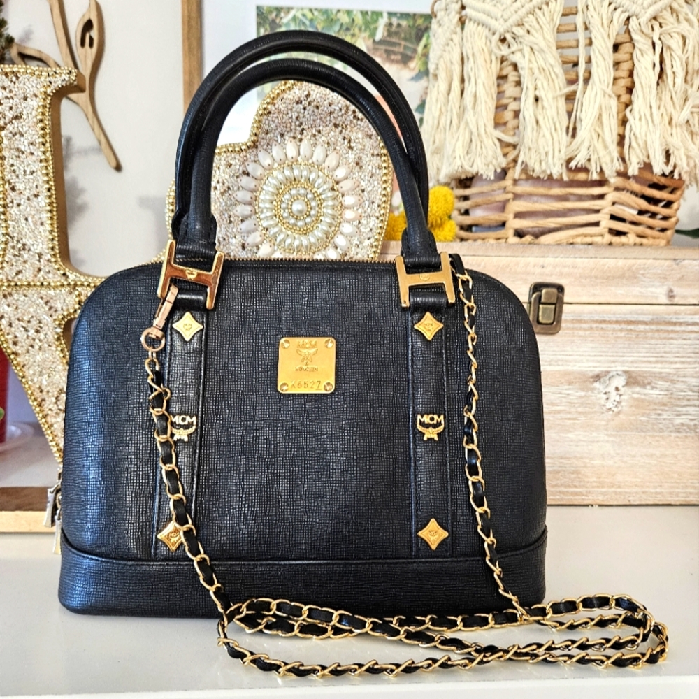 EUC MCM Alma Tote/Crossbody with Unbranded Chain